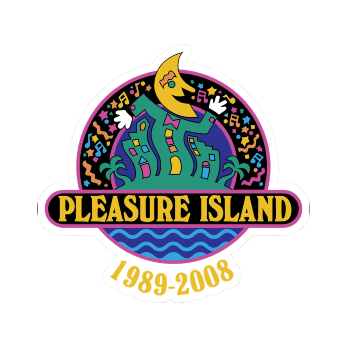 Pleasure Island sticker
