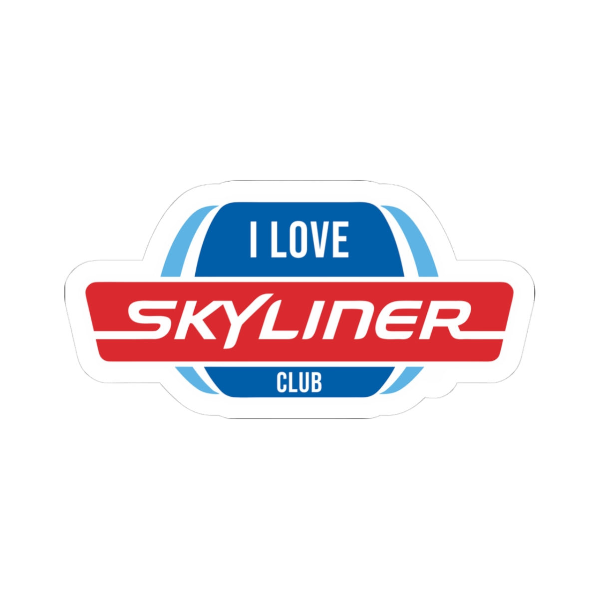 I LOVE the Skyliner Club sticker