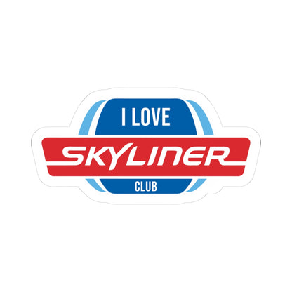 I LOVE the Skyliner Club sticker