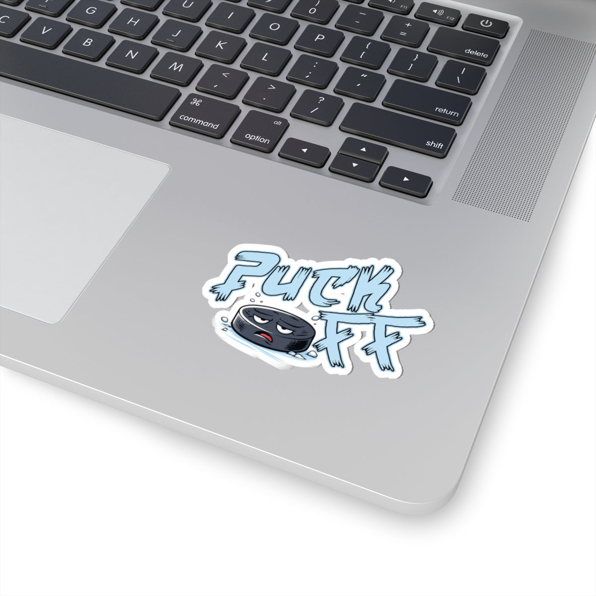 Puck Off sticker