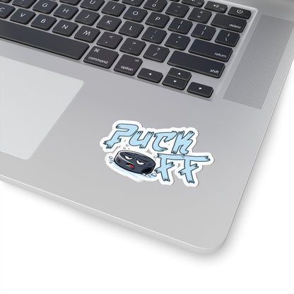 Puck Off sticker