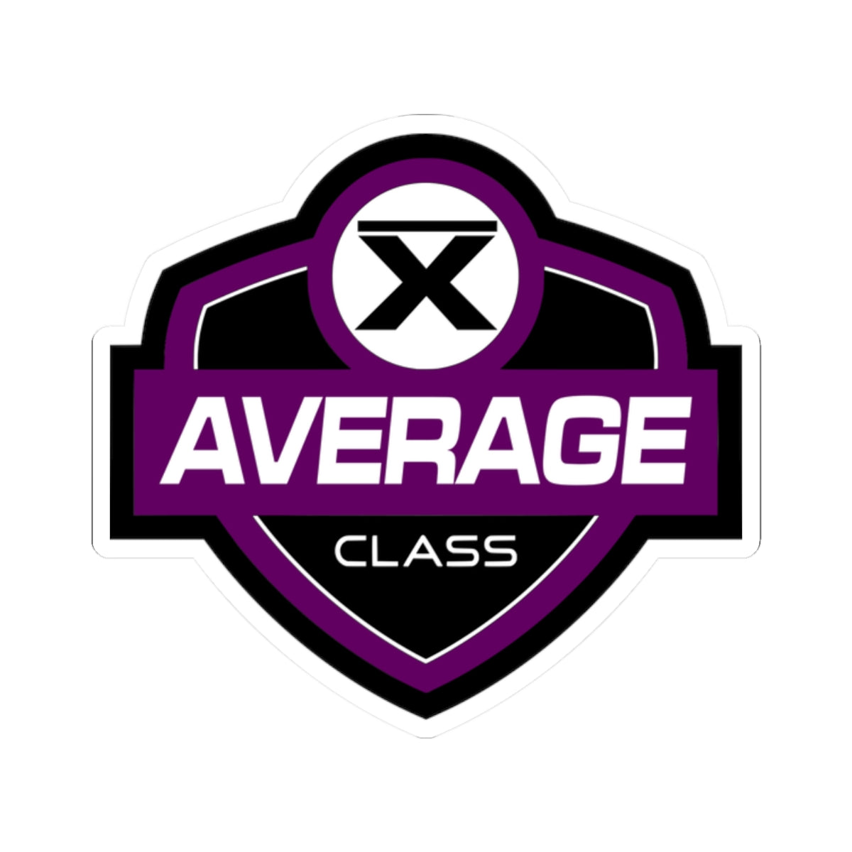 Average Class logo sticker