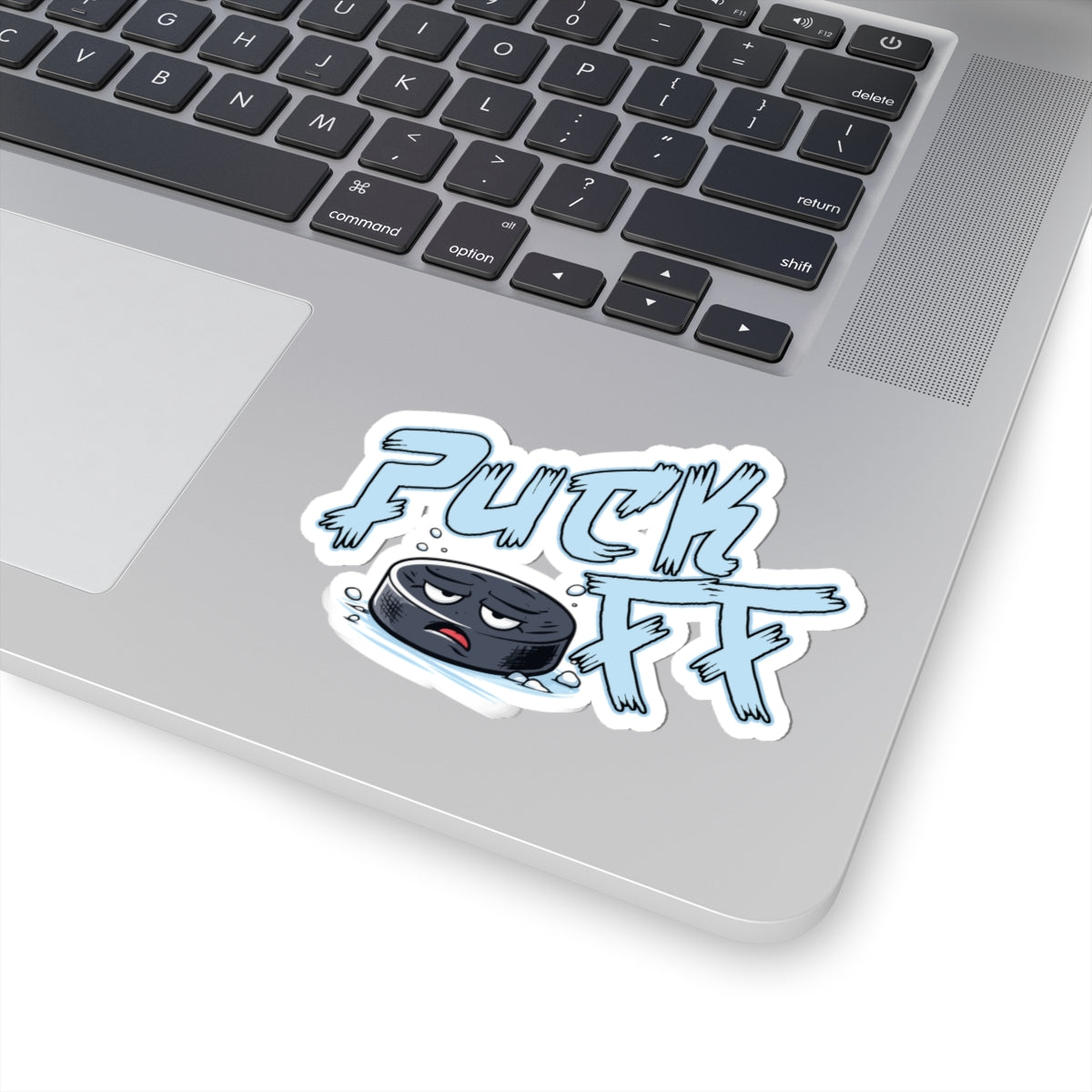 Puck Off sticker
