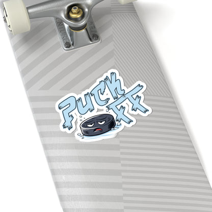 Puck Off sticker