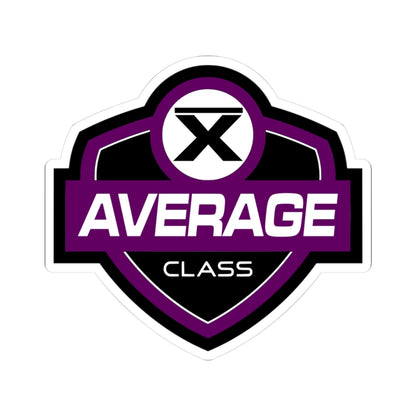 Average Class logo sticker