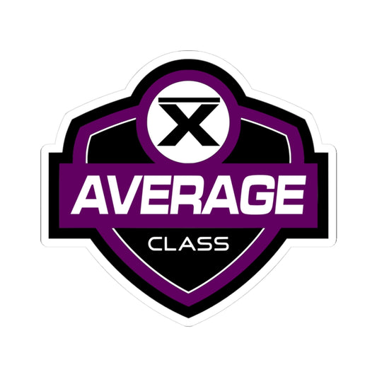 Average Class logo sticker