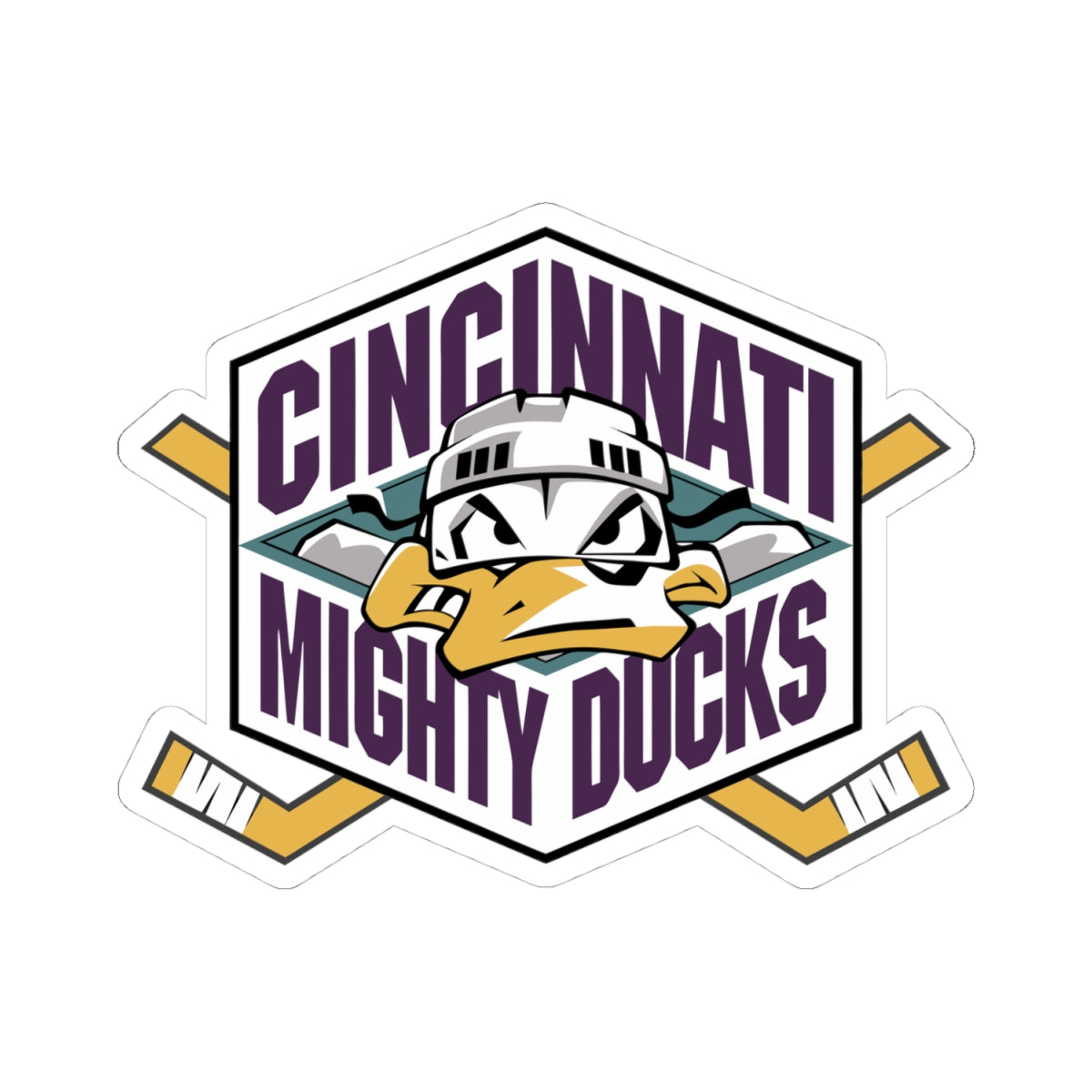 Cincinnati Might Ducks sticker