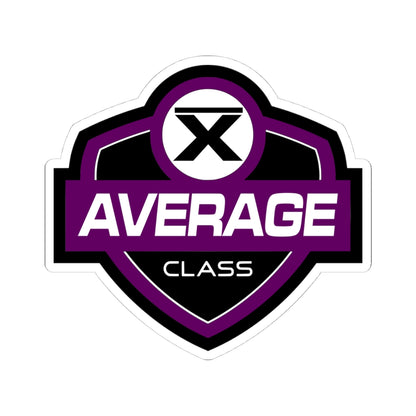Average Class logo sticker