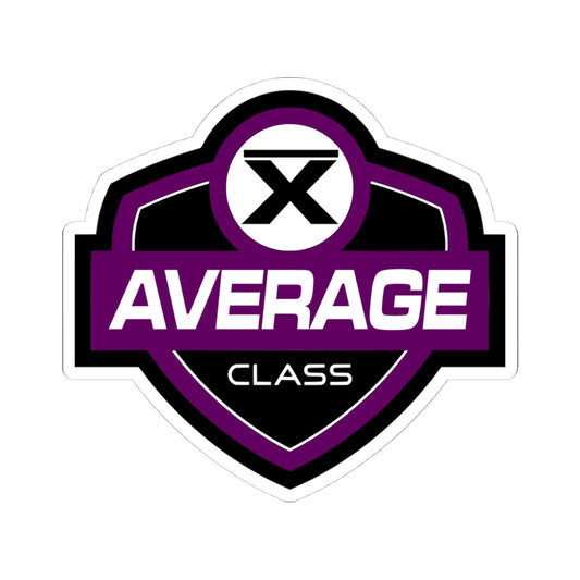 Average Class logo sticker