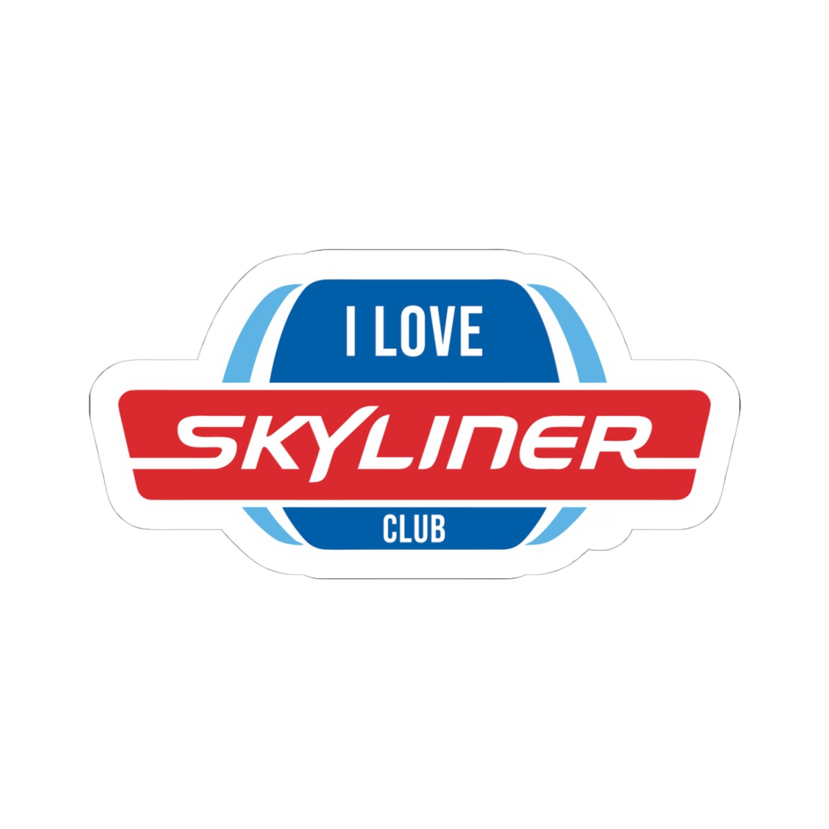 I LOVE the Skyliner Club sticker