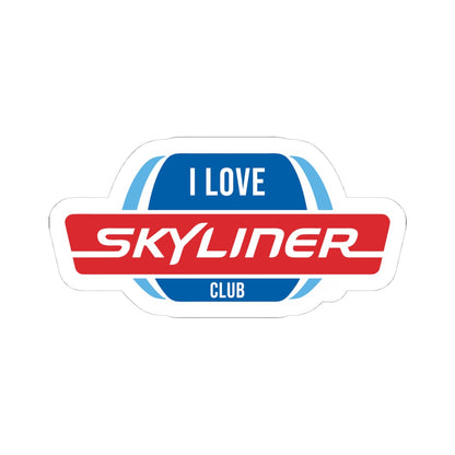 I LOVE the Skyliner Club sticker
