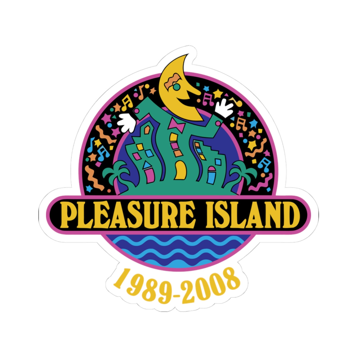 Pleasure Island sticker