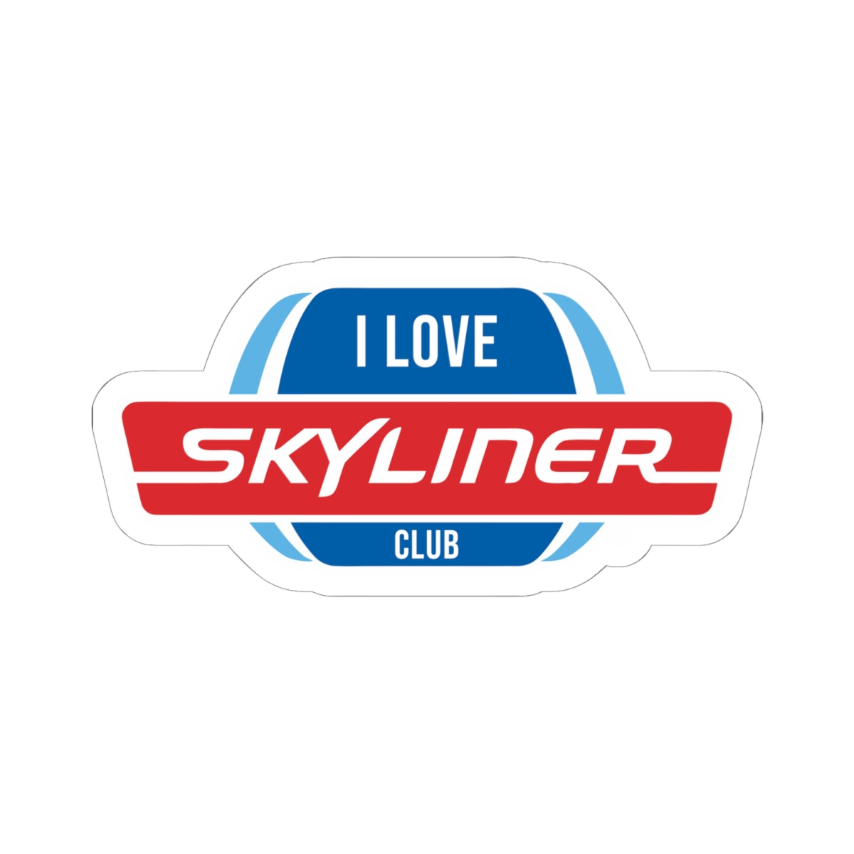 I LOVE the Skyliner Club sticker
