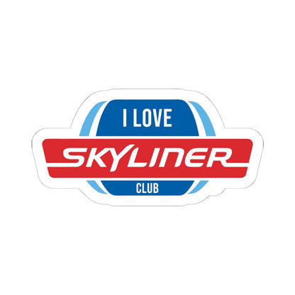 I LOVE the Skyliner Club sticker