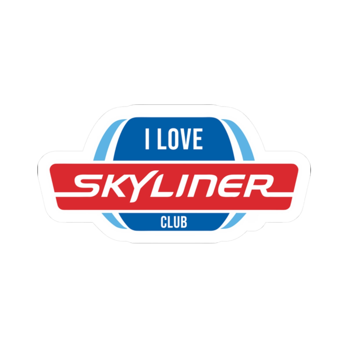 I LOVE the Skyliner Club sticker